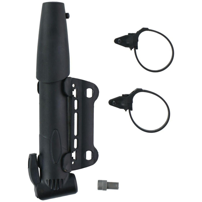 Bike Hand Pump Dunlop One Way Mini 7Inch Portable Air Tyre Inflator Clip Dual Dunlop  - Dynamic Drive