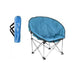 Blue Adult Bucket Camping Chair Padded High Back Folding Orca Moon Chair & Bag Summit  - Dynamic Drive