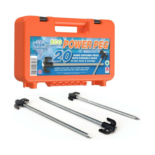 Blue Diamond Eco Power Hard Ground Tent Pegs Blue Diamond  - Dynamic Drive