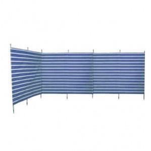 Blue Diamond Windbreak 7 Wooden Pole Canvas Navy Blue 5.4M Blue Diamond  - Dynamic Drive