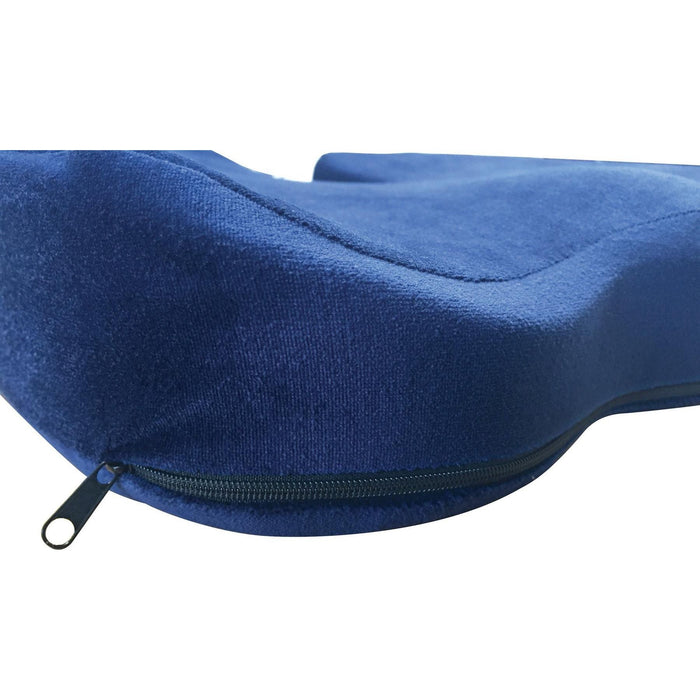 Blue Spin, Coccyx & Back Support Pressure Relieve Memory Foam Car Seat Cushion Streetwize  - Dynamic Drive