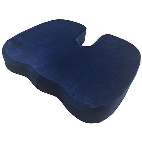 Blue Spin, Coccyx & Back Support Pressure Relieve Memory Foam Car Seat Cushion Streetwize  - Dynamic Drive