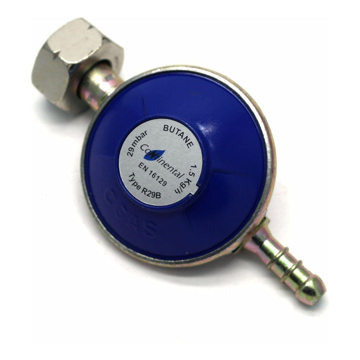 Butane Gas Regulator with 2m Hose And Clips Fits Calor Gas 4.5kg Cylinders ONLY Crusader  - Dynamic Drive