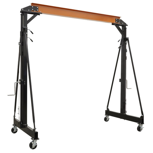 Sealey Portable Lifting Gantry Crane Adjustable 2 Tonne SG2000W Sealey  - Dynamic Drive