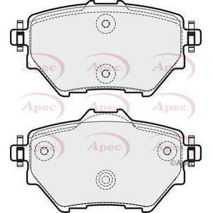 Apec Brake Pads Rear Fits Citroen Berlingo C4 Opel Combo Grandland X Pe