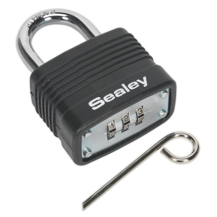 Sealey Steel Body Combination Padlock 40mm PL301C