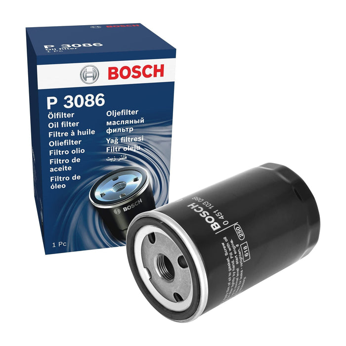 Genuine Bosch Car Oil Filter P3086 fits BMW 3 325i - 2.5 - 83-89 0451103086