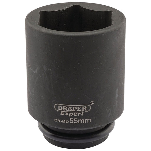 Draper Expert HI-TORQ 6 Point Deep Impact Socket, 3/4" Sq. Dr., 55mm Draper  - Dynamic Drive