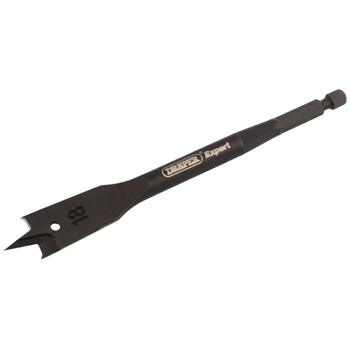 Draper Expert Flat Wood Bit, 18mm 17542 Draper  - Dynamic Drive