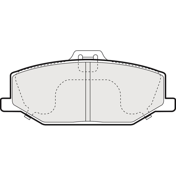 Apec Brake Pads Front Fits Suzuki Jimny Apec  - Dynamic Drive