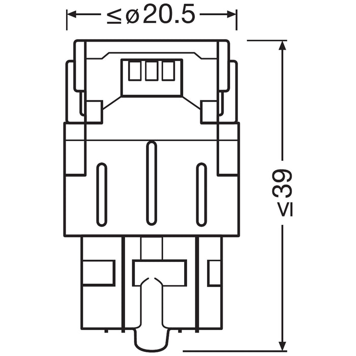 OSRAM LEDriving® SL, W21/5W, Amber, LED signal lamps, Off-road only Osram  - Dynamic Drive