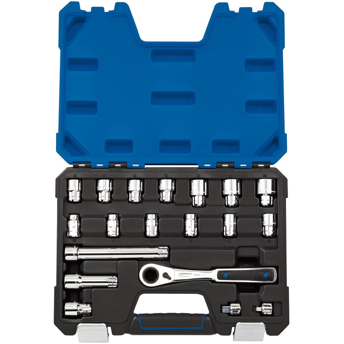 Draper Go Through' Metric Socket Set (19 piece) 16482 Draper  - Dynamic Drive