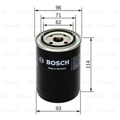 Genuine Bosch Car Oil Filter P3313 fits Audi A4 Cabrio - 2.4 - 02-05 0451103313