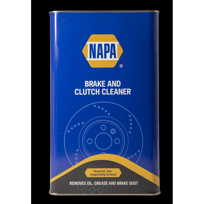 4x NAPA Brake and Clutch Cleaner Parts Degreaser 5L 5 Litre Container