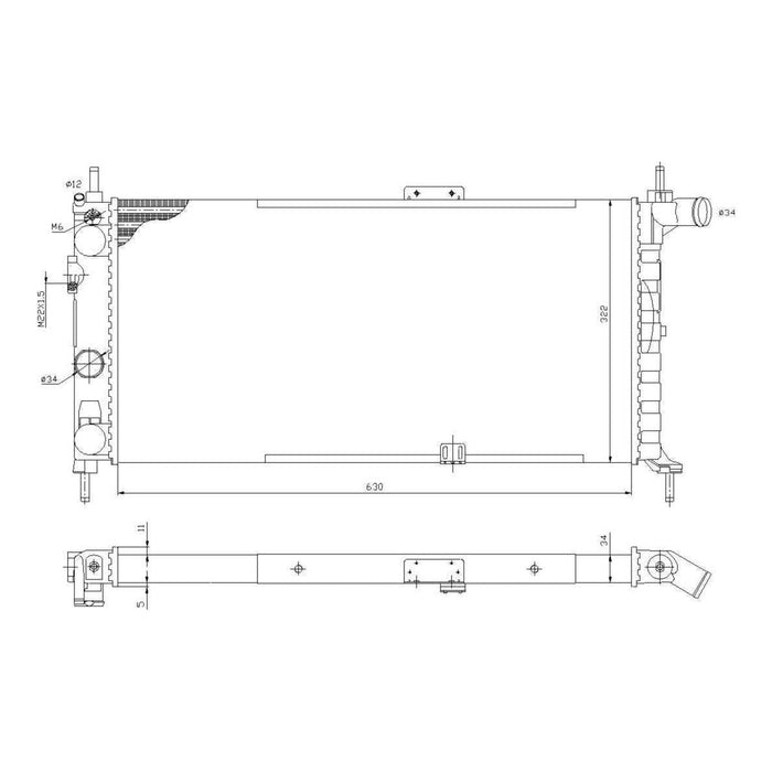 NRF Radiator 52019