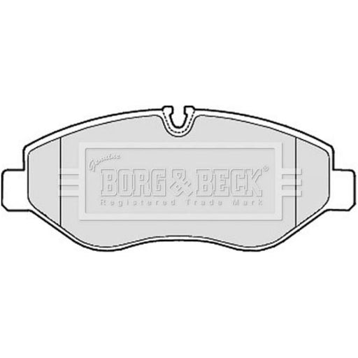 Genuine Borg & Beck Front Brake Pads fits Mercedes Sprinter 06 BBP1974 Borg & Beck  - Dynamic Drive