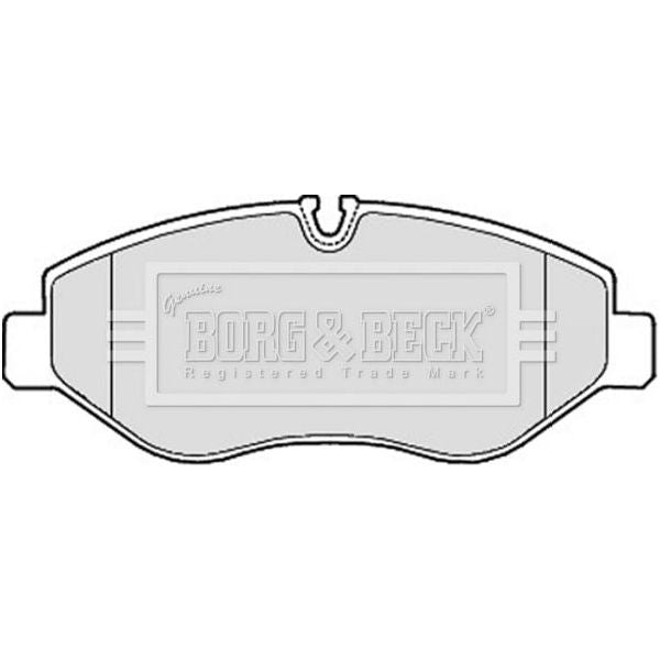 Genuine Borg & Beck Front Brake Pads fits Mercedes Sprinter 06 BBP1974 Borg & Beck  - Dynamic Drive