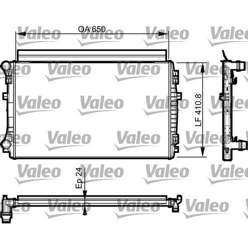 Genuine Valeo fits Radiator Volkswagen Passat Viii 2.0 Tdi Valeo  - Dynamic Drive