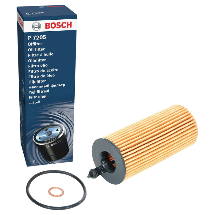 Genuine Bosch Car Oil Filter P7205 fits BMW 1 118i - 1.5 - 15-19 F026407205