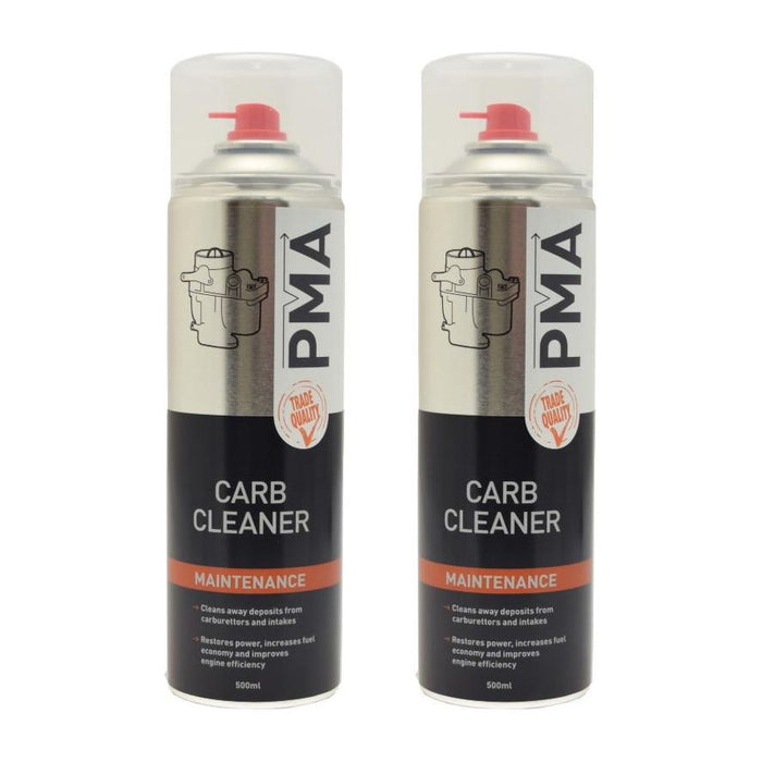 2 x PMA Carb Injector & Air Intake Cleaner Aerosol Solvent Spray 500ML CARBC PMA  - Dynamic Drive