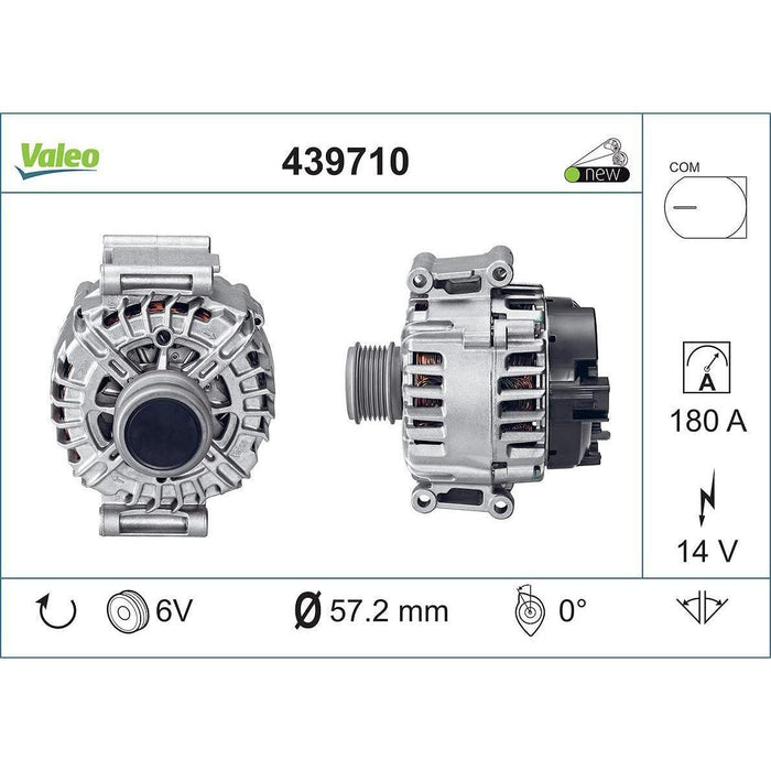 Valeo Alternator 439710 Automotive Part fits Audi Valeo  - Dynamic Drive