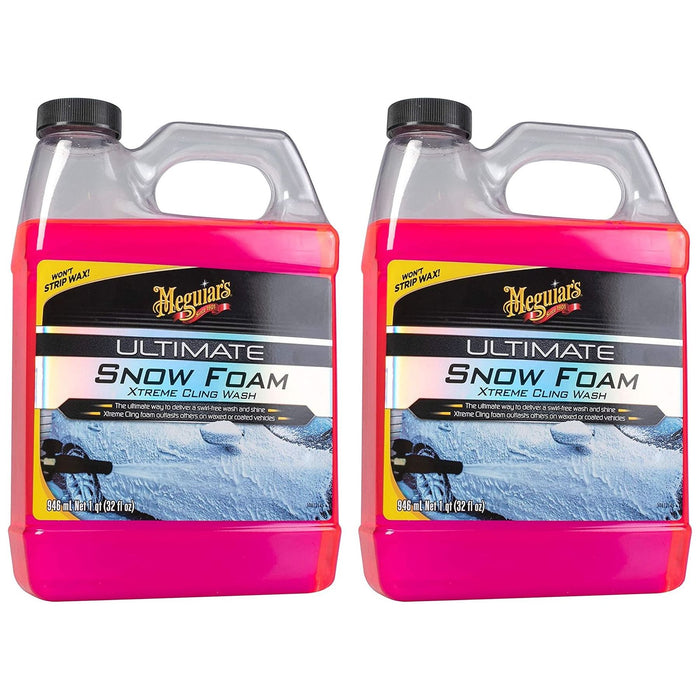 2x Meguiar's G191532EU Ultimate Snow Foam Xtreme Cling 946ml