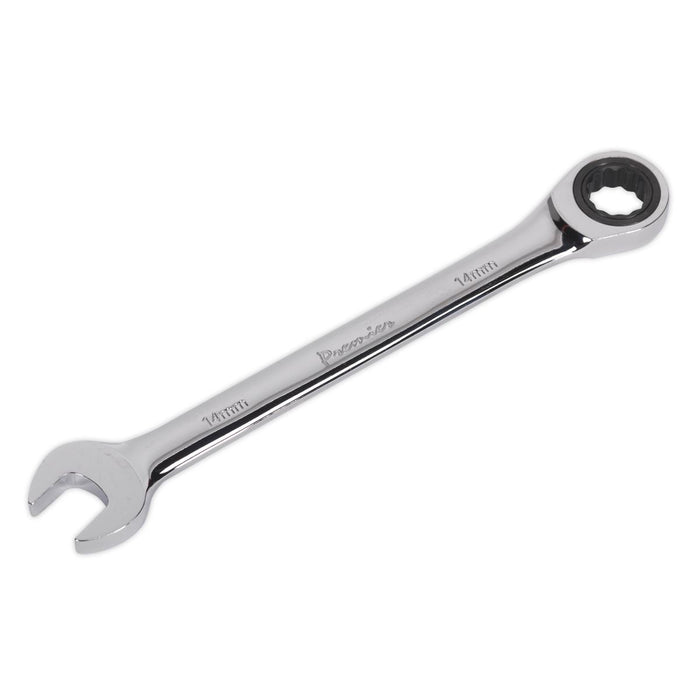 Sealey Ratchet Combination Spanner 14mm RCW14