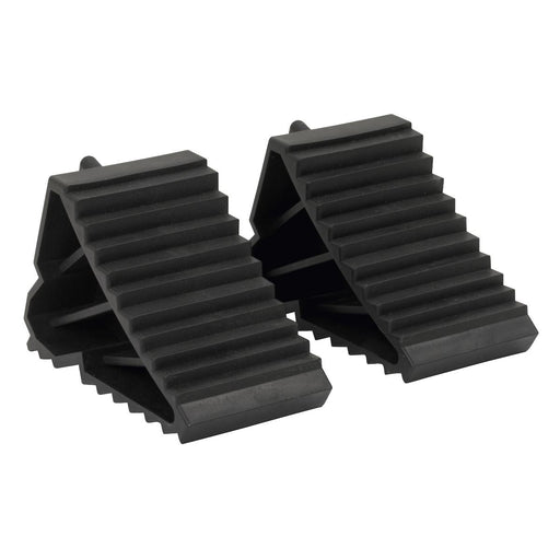 Sealey Composite Wheel Chocks Pair WC09 Sealey  - Dynamic Drive