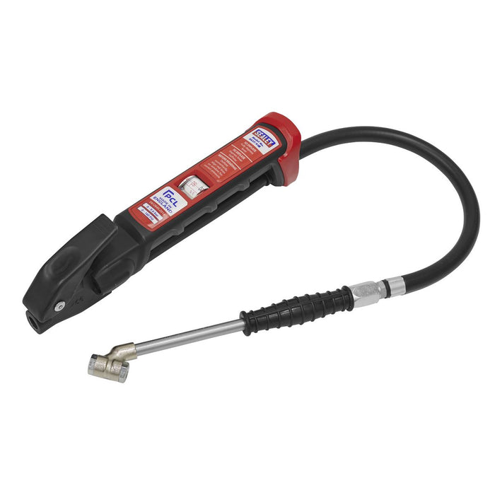 Sealey Anodised Tyre Inflator with Twin Push-On Connector SA37/93B Sealey  - Dynamic Drive