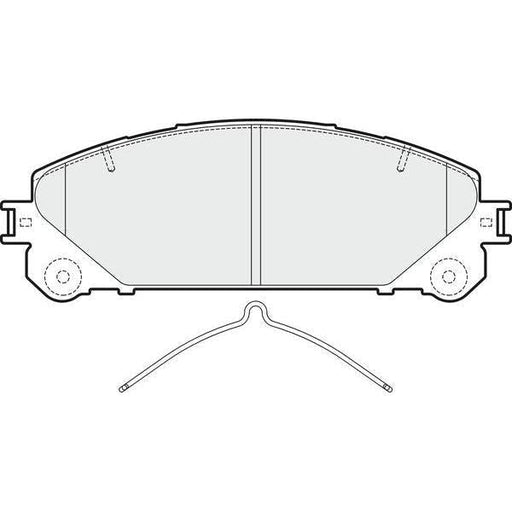 Apec Blue Brake Pads (Front) (R90) PD4276 Apec Blue  - Dynamic Drive