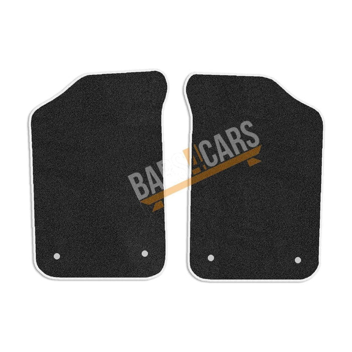 Fully Tailored White Trim Carpet Mats for MG Mgf 00 Set of 2 With 4 Clips UKB4C  - Dynamic Drive