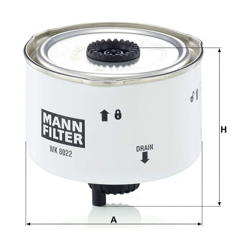 Genuine Mann Fuel Filter for Land Rover Discovery III WK8022X Mann & Hummel  - Dynamic Drive