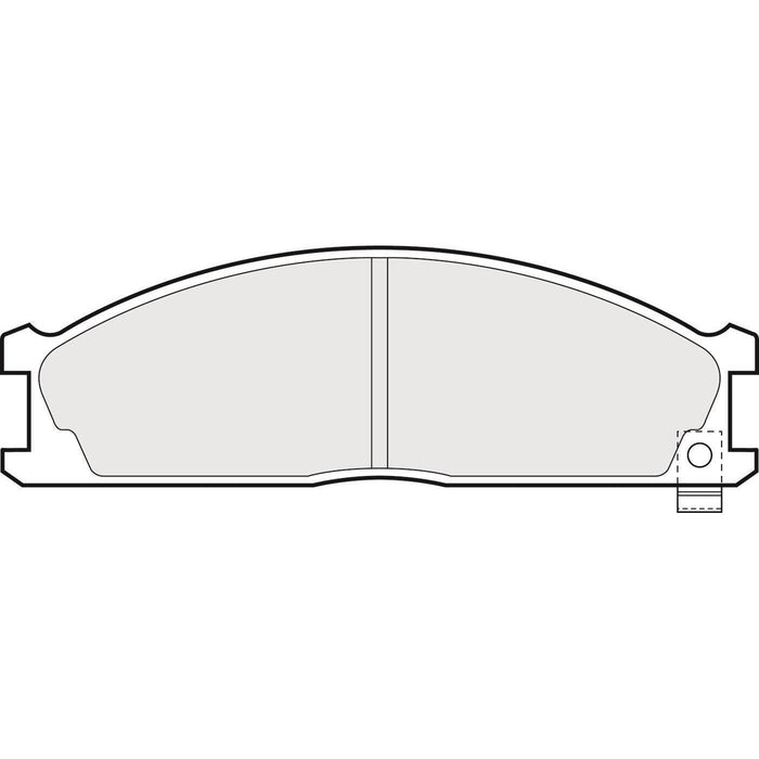 Apec Brake Pads Front Fits Ford Maverick Ldv Cub Nissan Cabstar Caravan Cedric D2