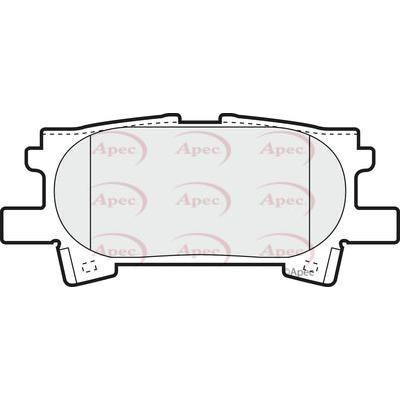 Apec Brake Pads Rear Fits Lexus Rx300 Rx350 Rx400 Toyota Harrier