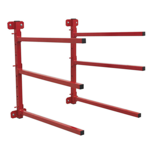 Wall Mounting Folding Bumper Rack Sealey  - Dynamic Drive