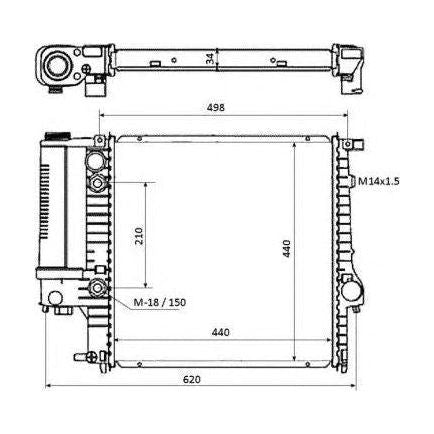 NRF Radiator 50565