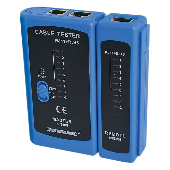 Silverline LAN Tester RJ11, RJ12 & RJ45