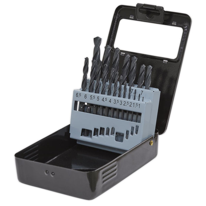 Sealey HSS Roll Forged Drill Bit Set 19pc1-10mm DBS19RF