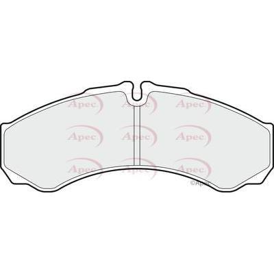 Apec Brake Pads Front & Rear Fits Iveco Daily Mitsubishi Lancer Renault