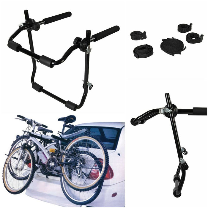 3 Bicycle Bike Car Cycle Carrier Rack Universal Fitting Hatchback Estate 45KG UKB4C  - Dynamic Drive