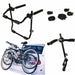 3 Bicycle Bike Car Cycle Carrier Rack Universal Fitting Hatchback Estate 45KG UKB4C  - Dynamic Drive