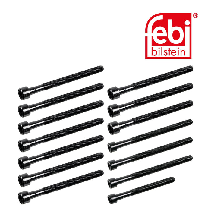 Febi 178284 Cylinder Head Bolt Set Fits BMW