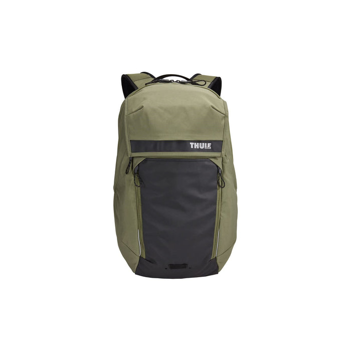 Thule Paramount commuter rucksack 27L olivine green Cycling backpack Thule  - Dynamic Drive