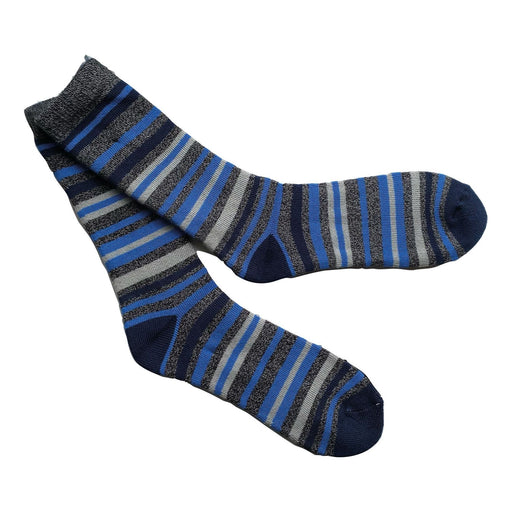 Mens lightweight thermal insulated striped socks (assorted colours) 2741 Unbranded  - Dynamic Drive