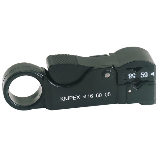 Draper Knipex 16 60 05SB Adjustable Co-Axial Stripping Tool, 4 - 10mm 64953 Draper  - Dynamic Drive