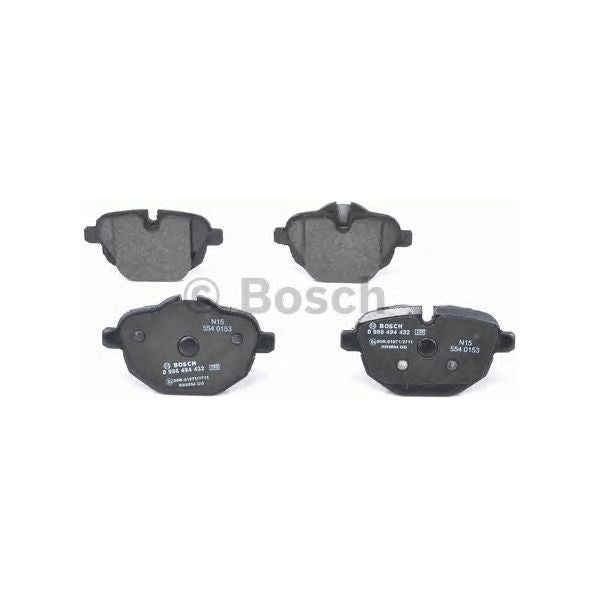 Bosch Brake Pad Set Bp1354 fits BMW 5 520d Efficient Dynamics - 2.0 - 10-14 0986