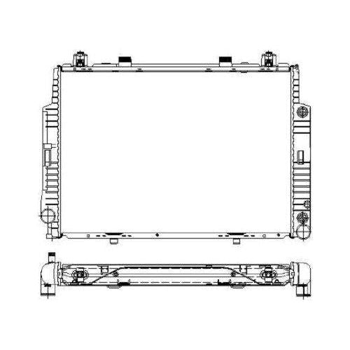 NRF Radiator fits Mercedes S-class NRF  - Dynamic Drive