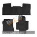 Fully Tailored Rubber Car Mats Fits Nissan Nv200 10> Set of 3 XL With 1 Clips UKB4C  - Dynamic Drive