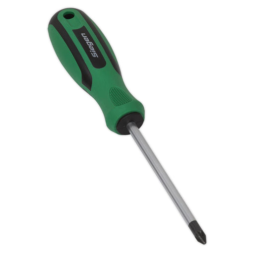 Sealey Screwdriver Pozi #2 x 100mm S01186 Siegen by Sealey  - Dynamic Drive