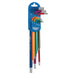 Draper Metric Coloured Extra Long Hex. and Ball End Key Set (9 Piece) 66134 Draper  - Dynamic Drive